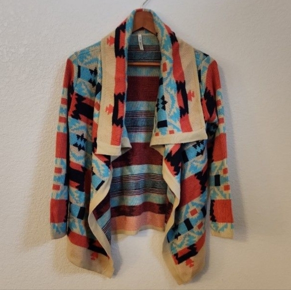 Kate Collection Sweaters - KATE COLLECTION🧥 BRIGHT COLORS OPEN FRONT CARDIGAN SIZE M
